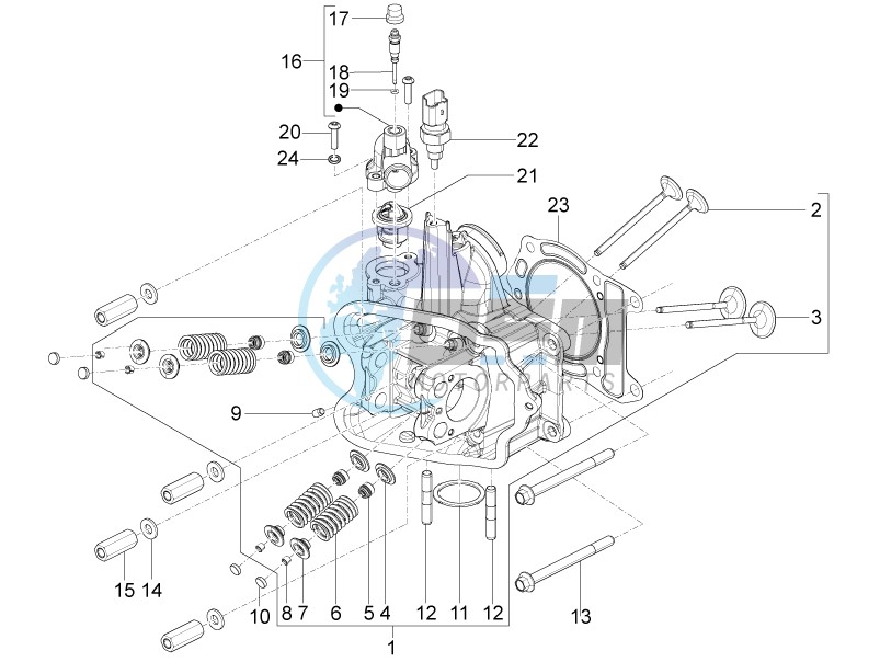 Head unit - Valve