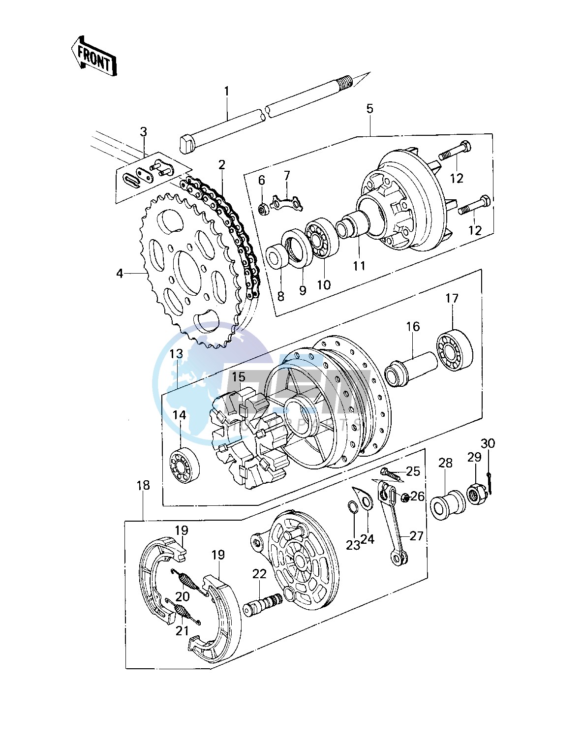 REAR HUB_BRAKE_CHAIN