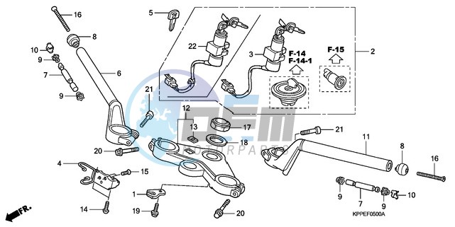 HANDLE PIPE/TOP BRIDGE