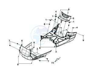 TONIK 125 drawing FOOTREST