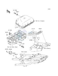 ZX 600 B [NINJA ZX-6RR] (K1) [NINJA ZX-6RR] drawing FUEL INJECTION