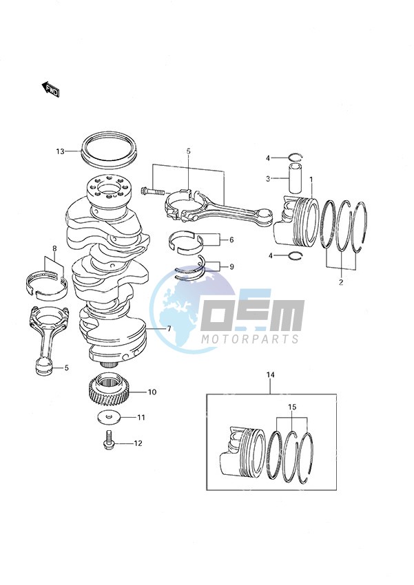 Crankshaft (DF 250S)