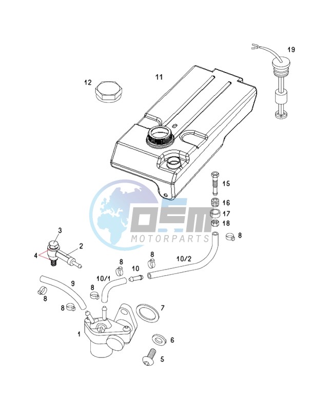 Oil pump-oil tank