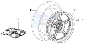 Liberty 50 4t RST ptt (F) France drawing Rear Wheel