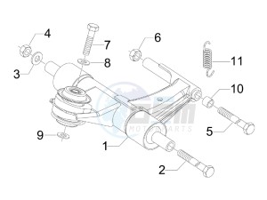 LX 125 4T 2V ie E3 Taiwan drawing Swinging arm