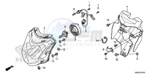 NC700SDC drawing HEADLIGHT