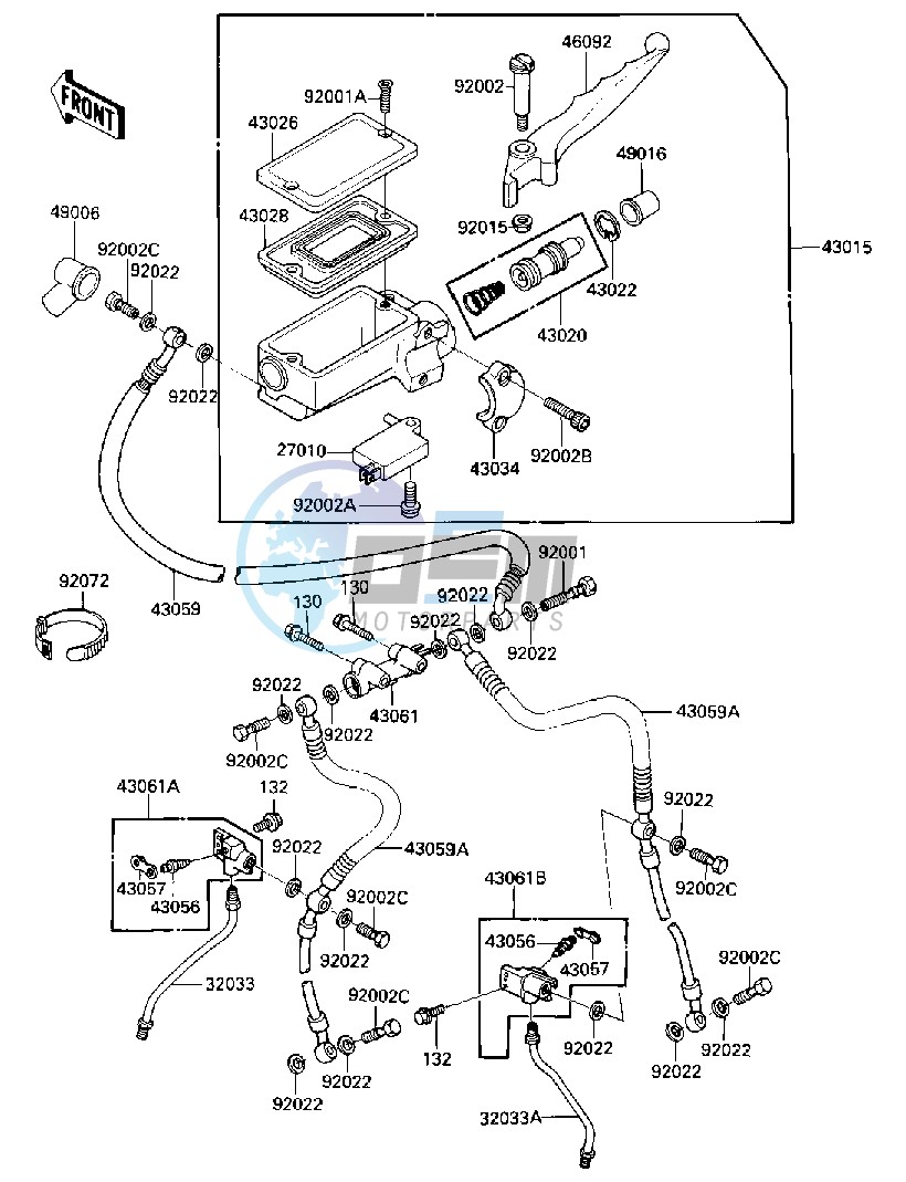 FRONT MASTER CYLINDER