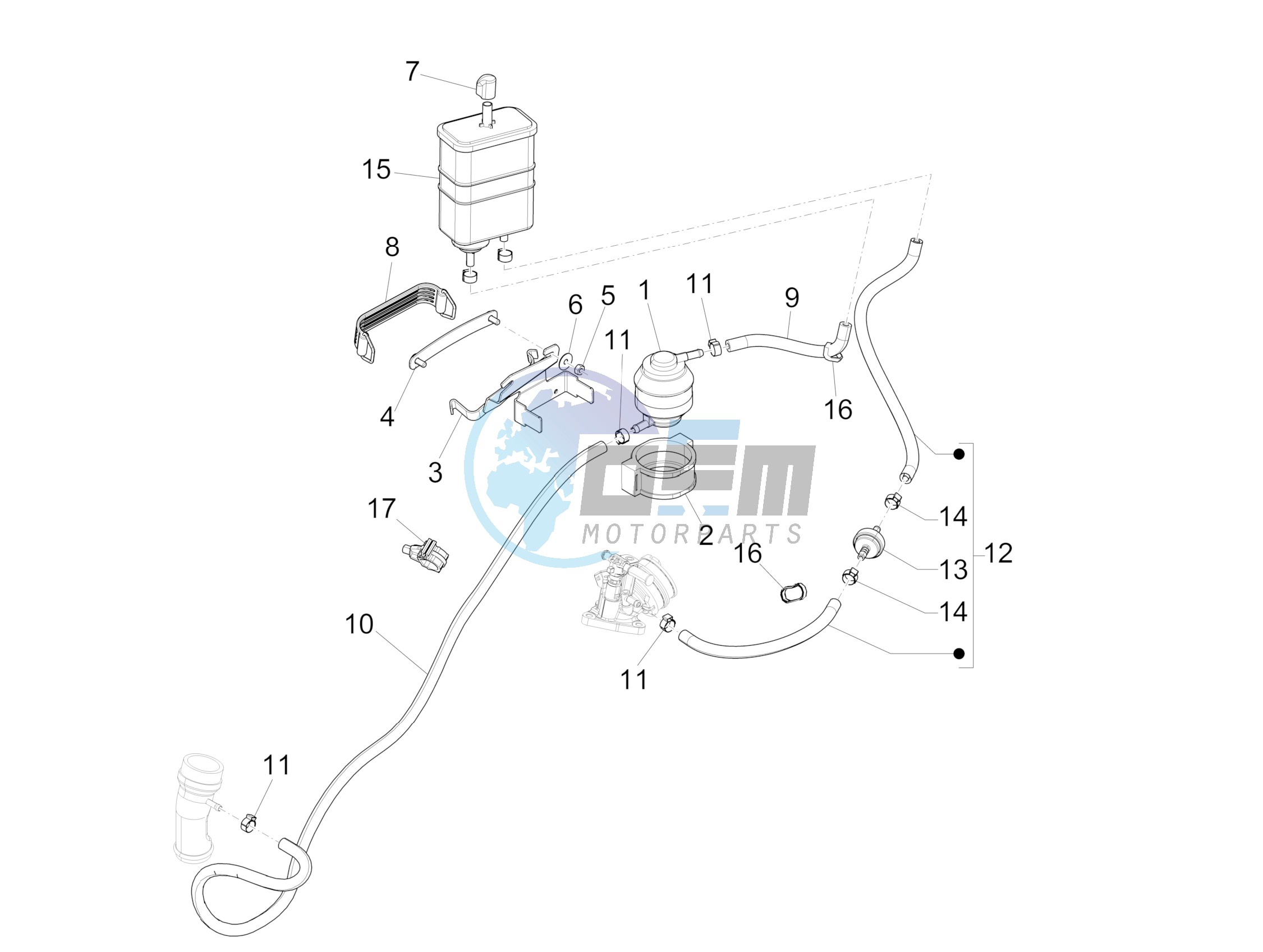 Anti-percolation system