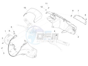 MEDLEY 125 4T IE ABS E3, E4 (APAC) drawing Handlebars coverages