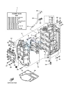 FL150A drawing CYLINDER--CRANKCASE-1