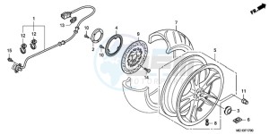 NSA700A9 Europe Direct - (ED / MME) drawing REAR WHEEL