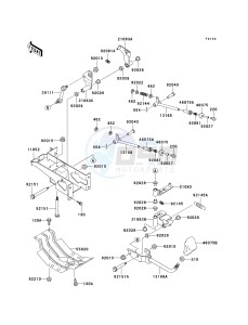 KAF 950 B [MULE 3010 DIESEL 4X4] (B2-B3) [MULE 3010 DIESEL 4X4] drawing SHIFT LEVER-- S- -