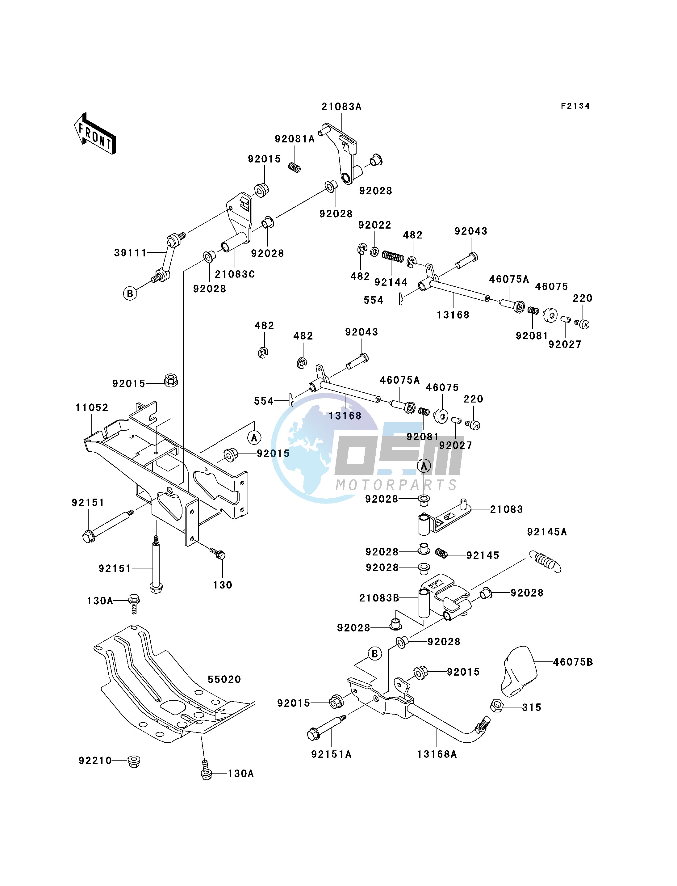 SHIFT LEVER-- S- -