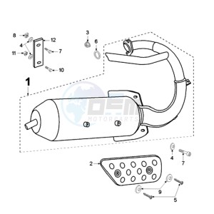 TKR N BE drawing EXHAUST