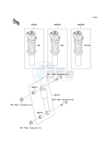 KAF 620 B [MULE 2520 TURF] (B1-B5) [MULE 2520 TURF] drawing SHOCK ABSORBER-- S- -