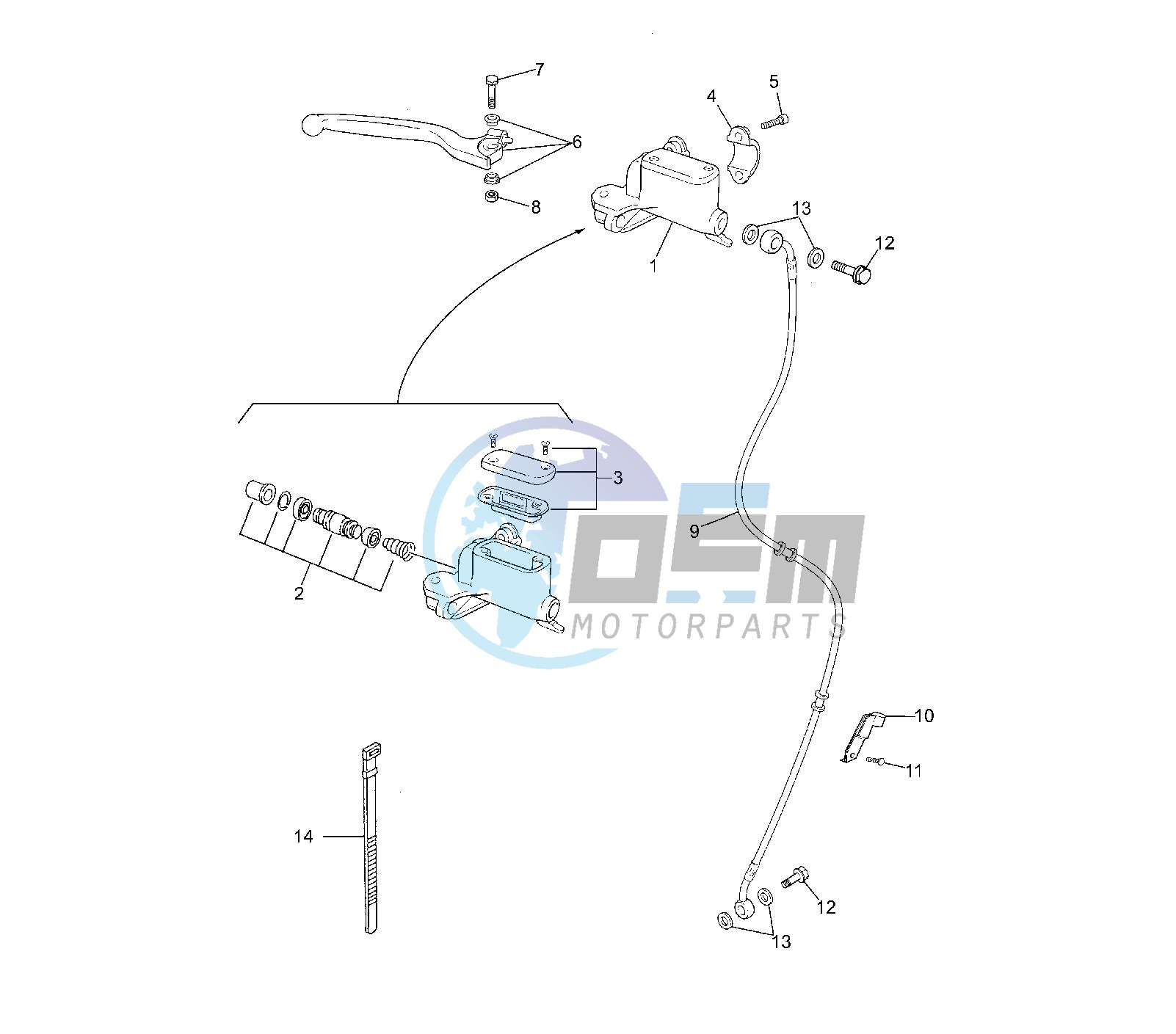 FRONT MASTER CYLINDER