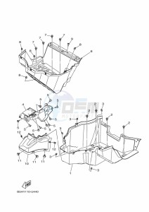 YXZ1000E YXZ1000R (B5J9) drawing STAND & FOOTREST