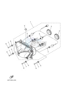 XT1200ZE SUPER TENERE ABS (2KB9 2KBA) drawing HEADLIGHT