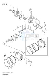 DL650 (E3) V-Strom drawing CRANKSHAFT