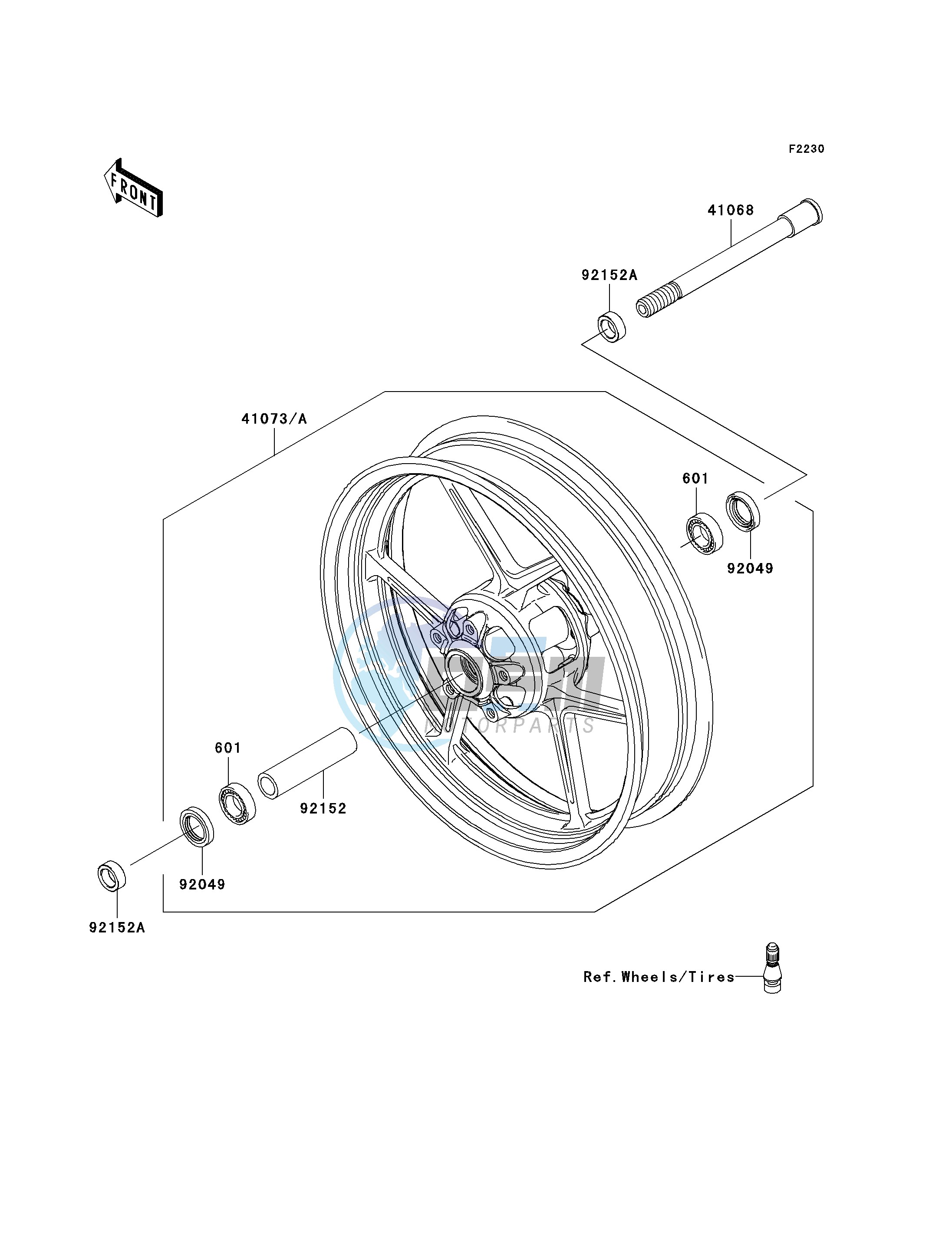 FRONT HUB