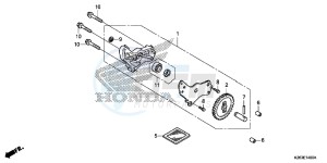 MSX125E MSX125 UK - (E) drawing OIL PUMP