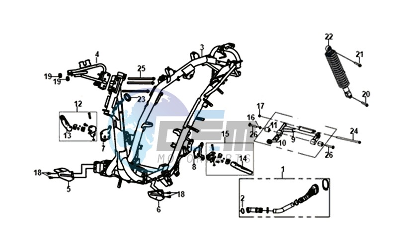 FRAME / ENGINE MOUNT