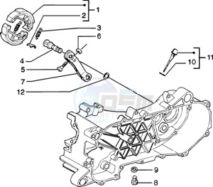 Zip 50 SP H2O Liquid cooling drawing Brake lever