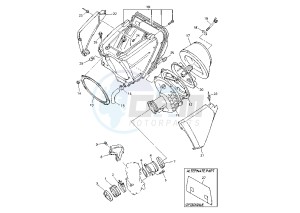 YZ F 250 drawing INTAKE