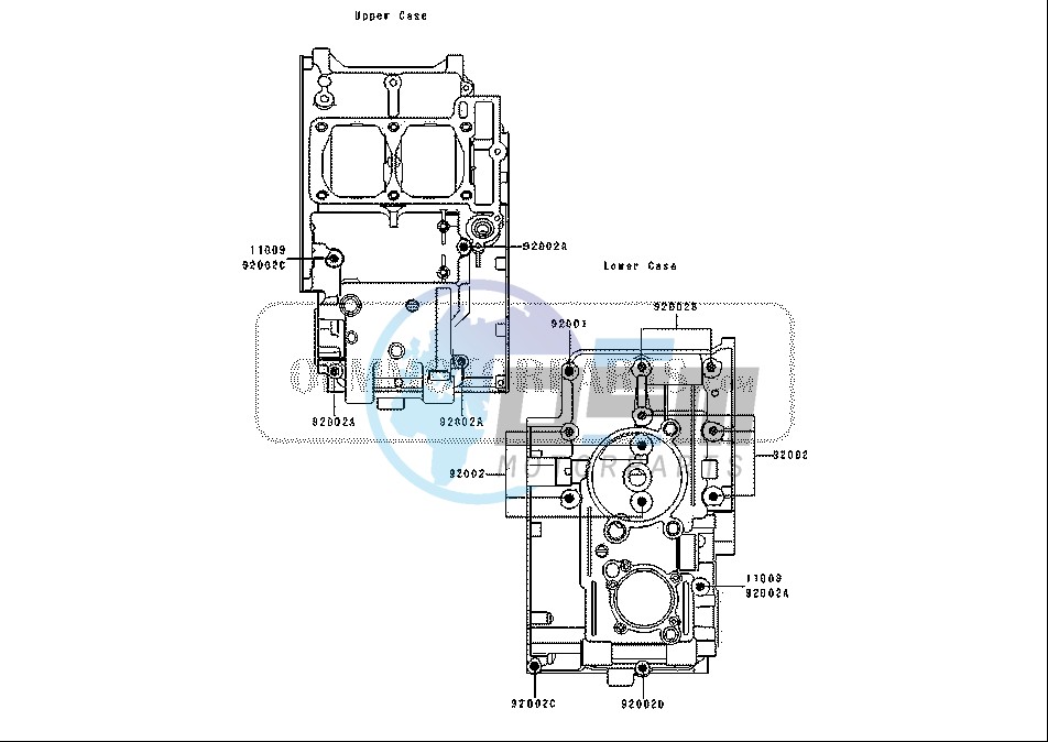 CRANKCASE BOLT PATTERN