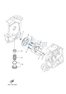 YFM90R (43DB 43DC 43DA 43DA) drawing OIL PUMP