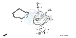 CRF250R9 Australia - (U / BLA) drawing CYLINDER HEAD COVER