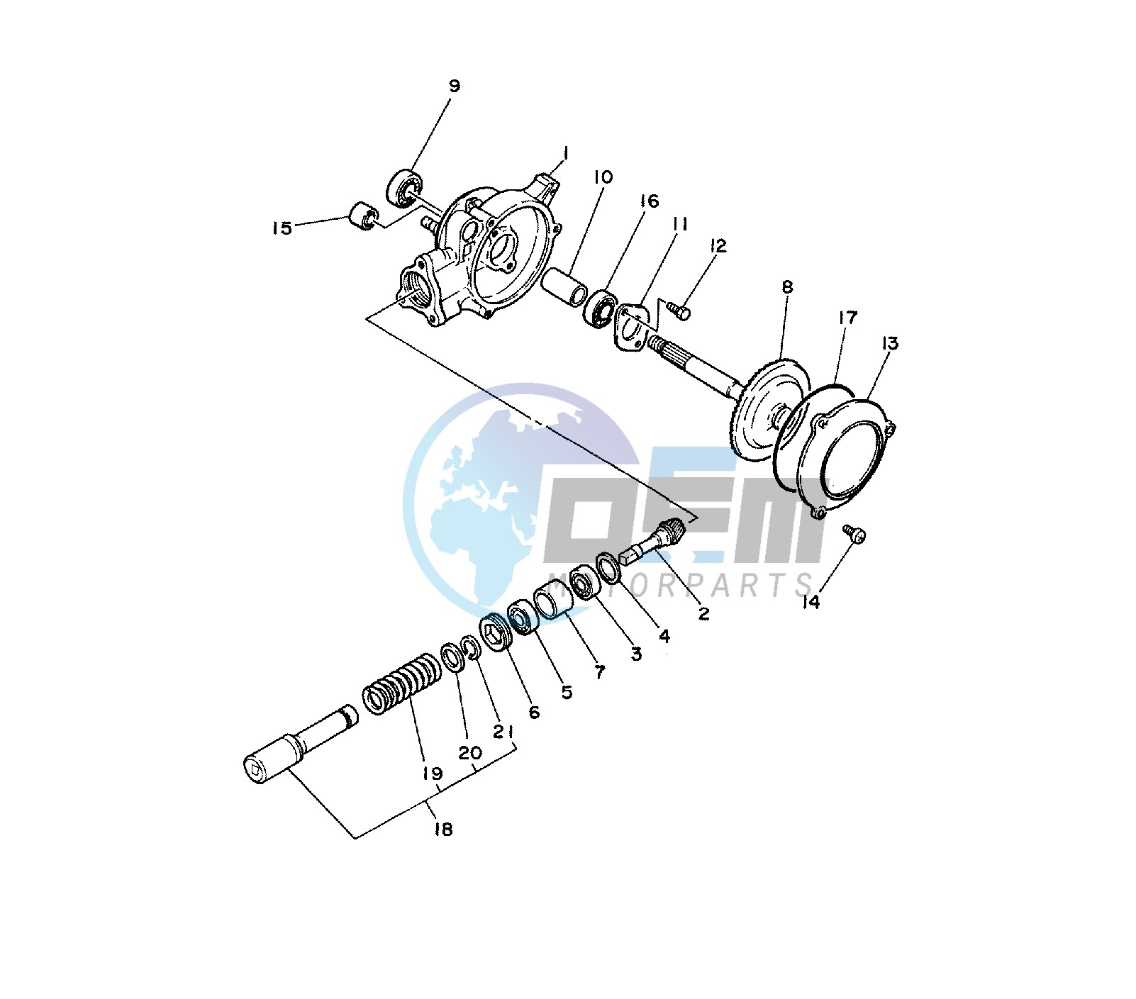 SECONDARY DRIVE GEAR