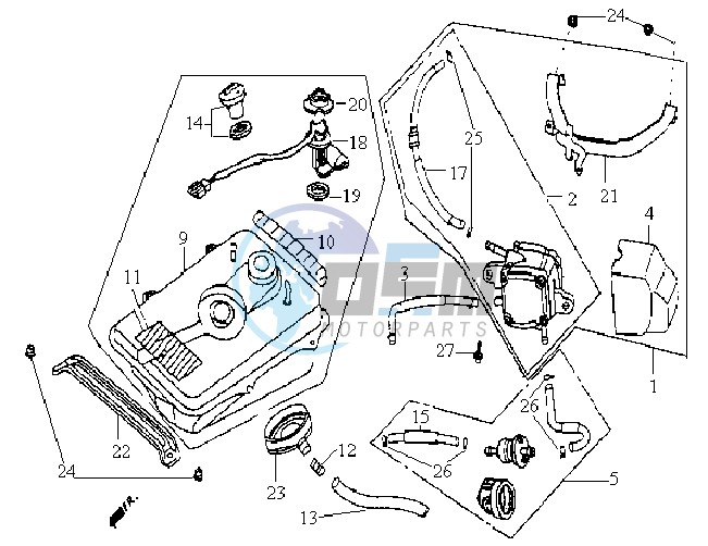 FUEL TANK - FUEL CUT