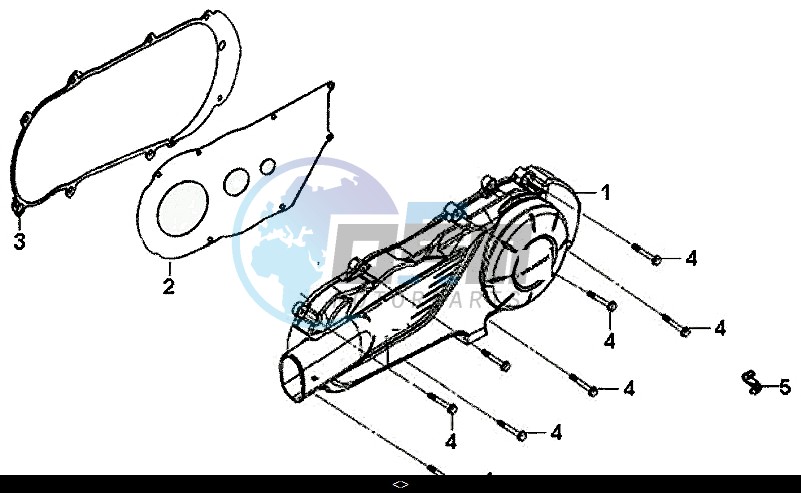 L. CRANK CASE COVER