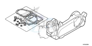 SH125DSG SH125 UK - (E) drawing GASKET KIT B