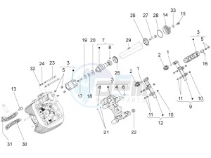 California 1400 Touring ABS 1380 drawing LH cylinder timing system