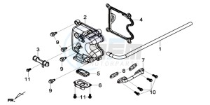 GTS 125I ABS-SNS EURO4 L7 drawing CYLINDER HEAD COVER