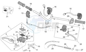 Scarabeo 50 4t 2v e2 drawing Controls