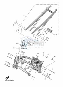 NIKEN MXT850 (BD5B) drawing FRAME