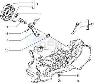 Skipper 125 my98 drawing Brake lever