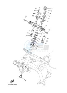 XT1200ZE SUPER TENERE ABS (2KBF) drawing STEERING