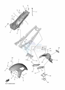 YZF690 YZF-R7 (BEBA) drawing FENDER