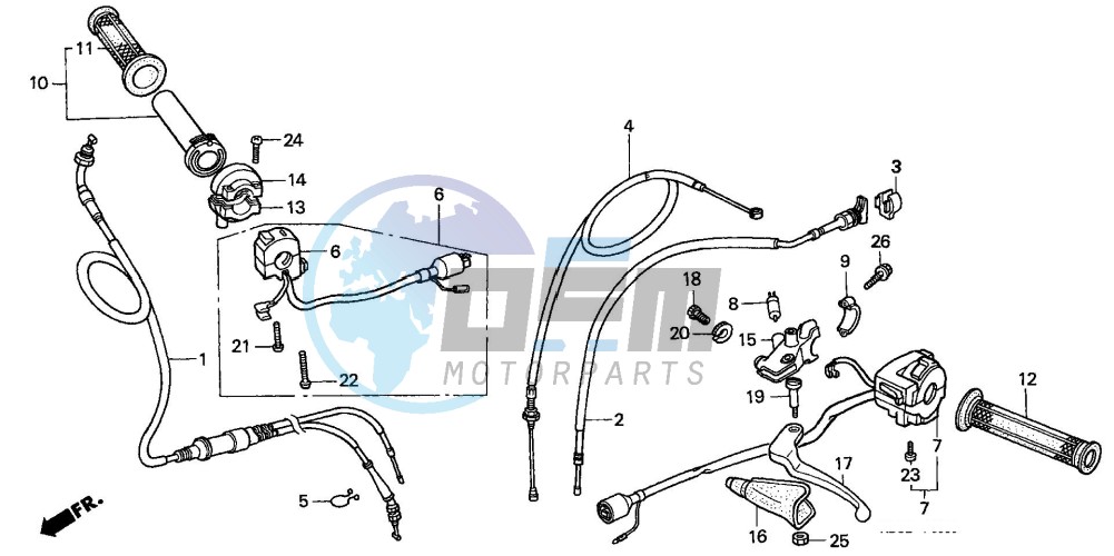 HANDLE LEVER/SWITCH/CABLE