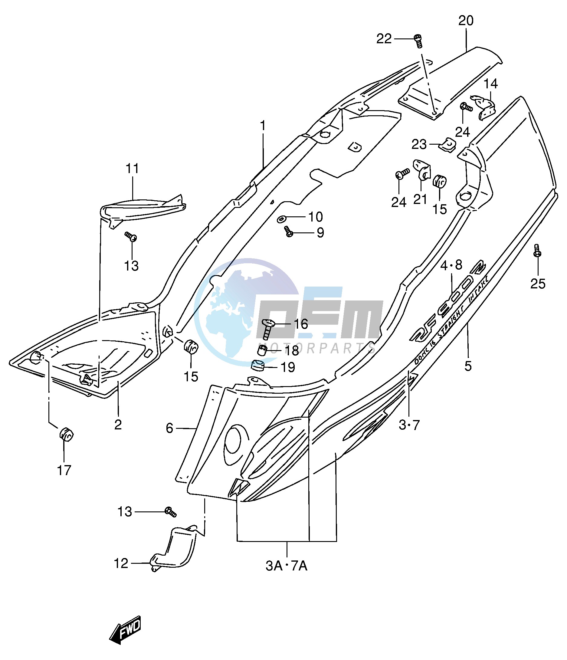 FRAME COVER (MODEL R S)