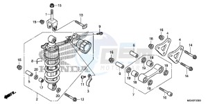 VFR1200XD CrossTourer - VFR1200X Dual Clutch 2ED - (2ED) drawing REAR CUSHION