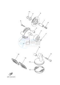 YFZ450R YFZ45YSSH YFZ450R SPECIAL EDITION (BW24) drawing OIL PUMP