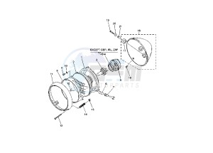 XVS A DRAG STAR CLASSIC 650 drawing HEADLIGHT