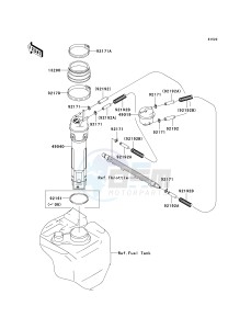 JT 1500 A [STX-15F] (A6F-A9F) A8F drawing FUEL PUMP