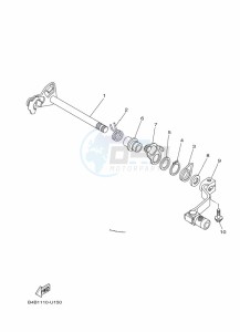 YZ85LW YZ85 (B0G7) drawing SHIFT SHAFT