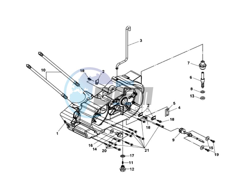 CRANKCASE / STARTER